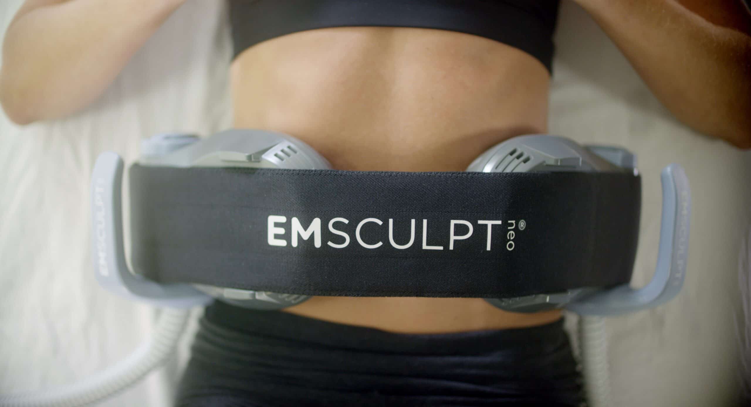 Emscuplt NEO lateral abdomen applicator for love handles
