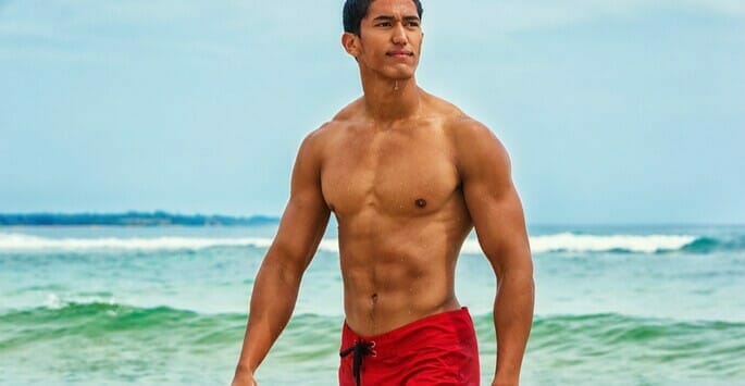 sculpted body photo of man